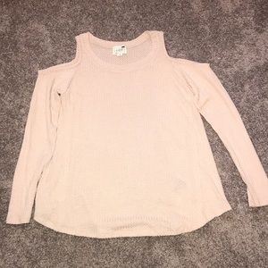 NWOT L.A. Hearts cold shoulder shirt